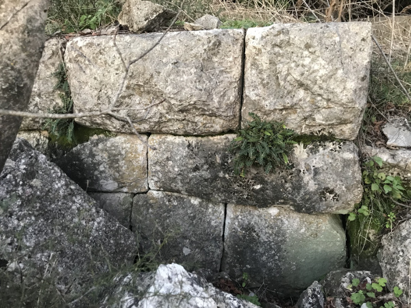 Jugozapadne hramske zidine drevnog Nedinuma - Nadina