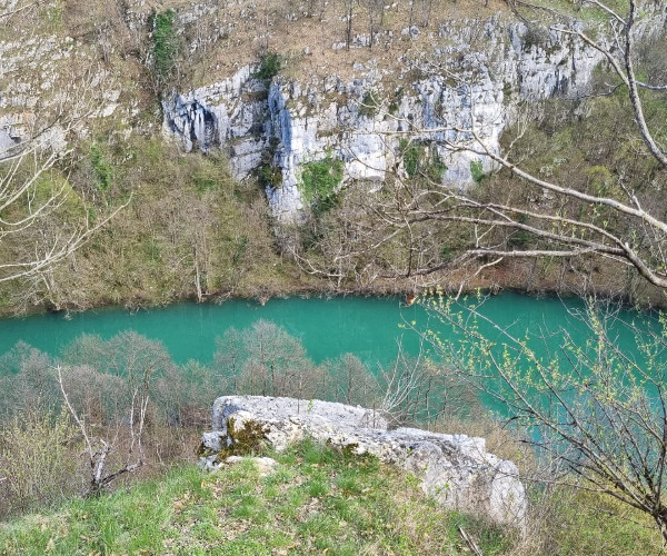 Frankopanska utvrda Ključ nalazi se iznad sutjeske rijeke Mrežnice. (Foto: Tomislav Beronić)