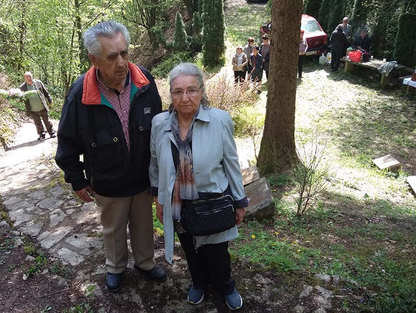 95-godišnji Branko Mićić sa suprugom 2023. godine (Izvor: Bajinobaštanske novine - Bbglas (bbglas.rs))