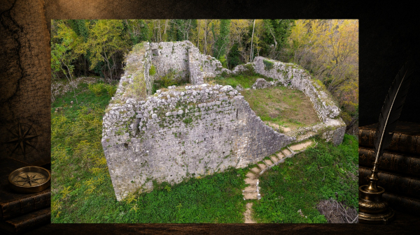 Utvrda Gradec, najstarije poznato sjedište knezova Krčkih.