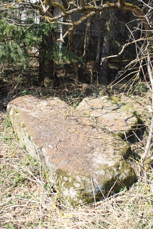 Uz stećak pozamašnih dimenzija (200 x 80 x 40 cm), odložen je i poveći kamen koji je vjerojatno bio sastavnicom neke građevine (Foto: Goran Majetić)