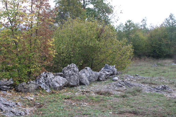 Nekadašnji pašnjaci uz stari put od Pavlovca Vrebačkog ka rječici Jadovi omeđeni su izuzetno krupnim komadima kamenja (Foto: Goran Majetić)