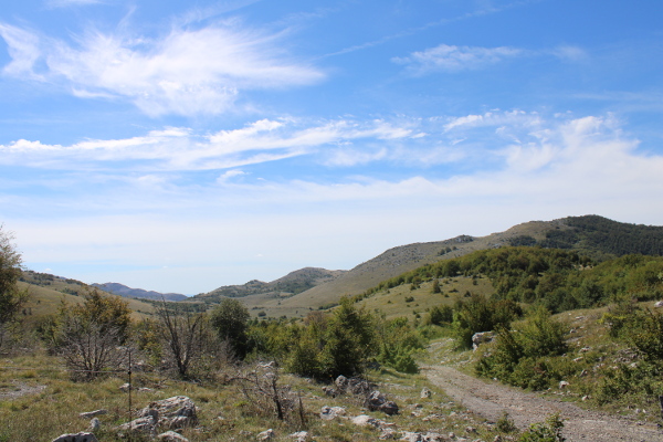 Pogled sa sjevera na udolinu Vučjak u jugoistočnom Velebitu (Foto: Goran Majetić)