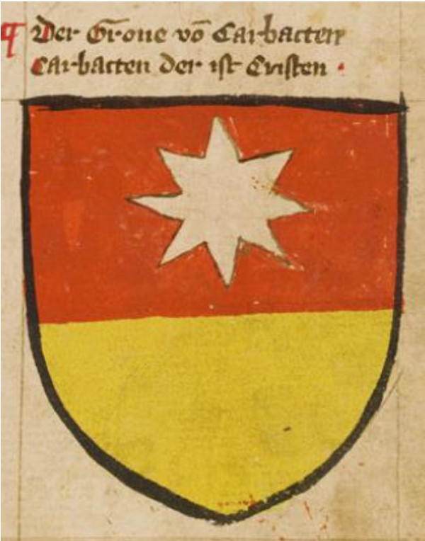 Grb Krčkih Frankopana od Hrvatske, Das Uffenbachsche Wappenbuch, 1400.