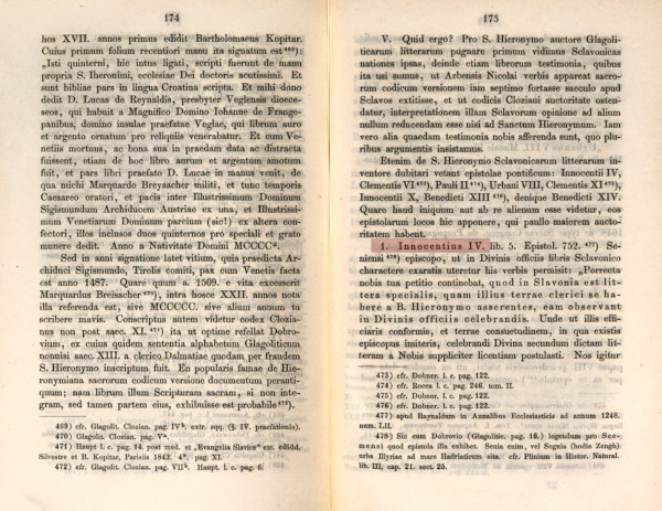 Karl Pertz: ”De Cosmographia Ethici” - ulomci iz papinskih poslanica kojima se potvrđuje jeronimska tradicija (str. 175).