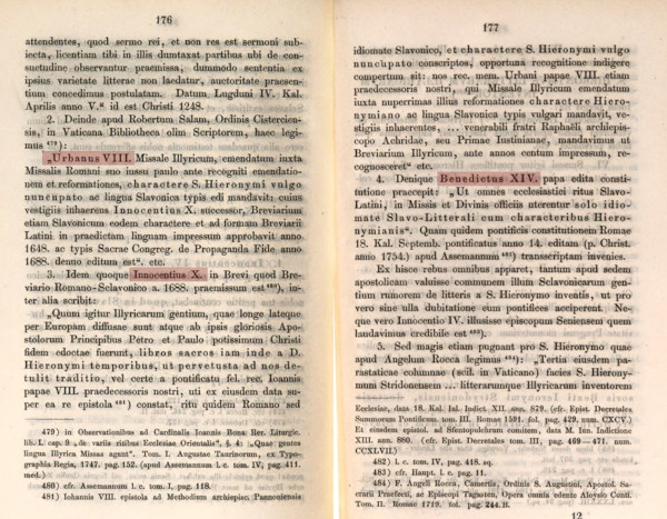 Karl Pertz: ”De Cosmographia Ethici” - ulomci iz papinskih poslanica kojima se potvrđuje jeronimska tradicija (str. 176 i 177).