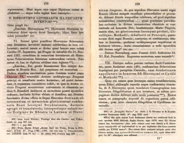 Karl Pertz: ”De Cosmographia Ethici” - ulomci iz papinskih poslanica kojima se potvrđuje jeronimska tradicija (str. 178).