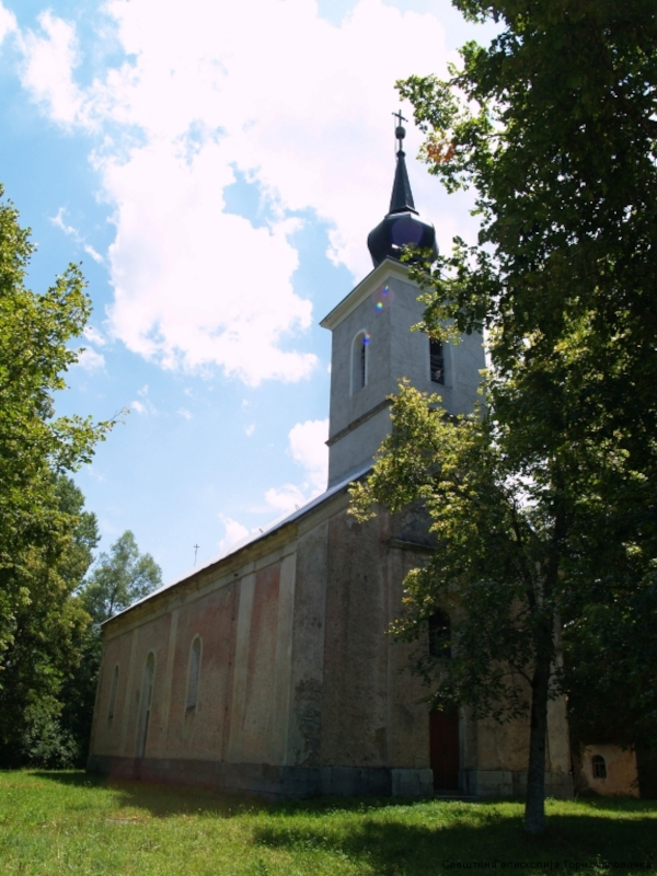 Današnji Hram Usjekovanja glave Svetog Jovana Krstitelja u Metku - od 2006. godine Manastir Medak (Izvor: Sveštena Episkoja gornjokarlovačka (eparhija-gornjokarlovacka.hr))