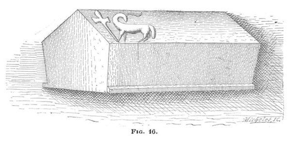 Crtež: P. Kaer, Pierres sépulcrales dalmates, 1887.